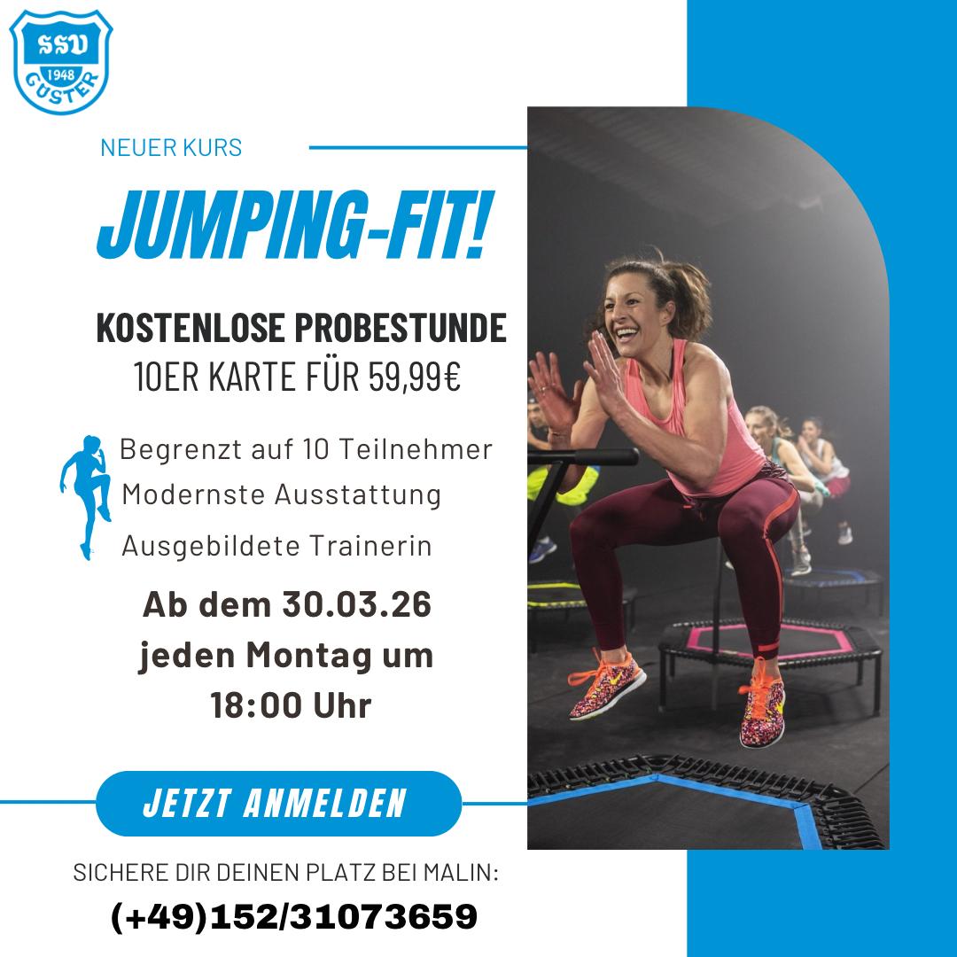 Jumping-Fit beim SSV Güster: jeden Montag um 18:00 Uhr